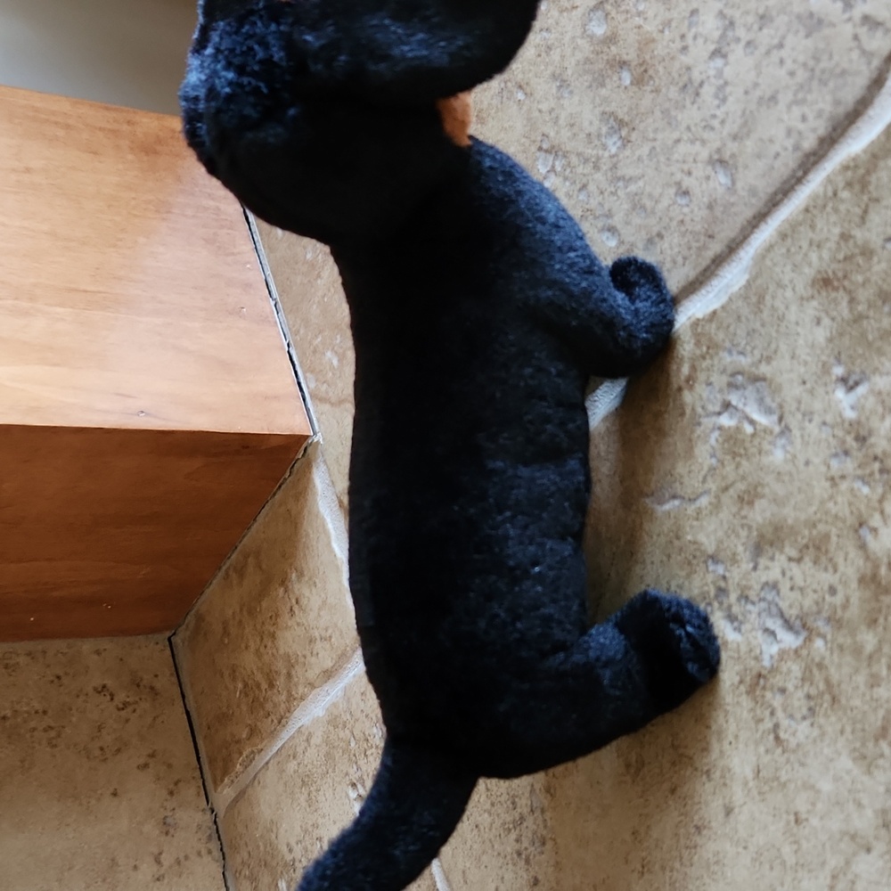 Jellycat Midnight Black And Brown MINI Freddie  Dauchsund Plush Toy - Picture 5 of 8